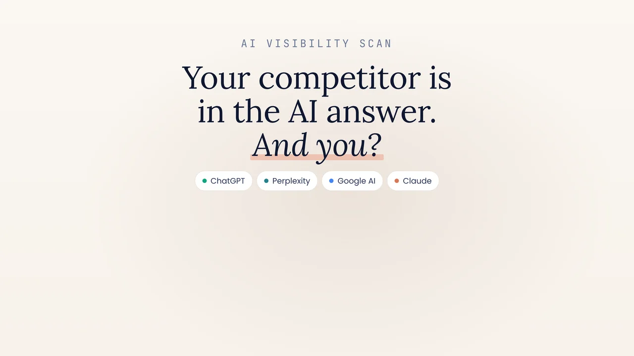 AI Visibility Scan